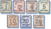 Les timbres dits d'Alsace-Lorraine