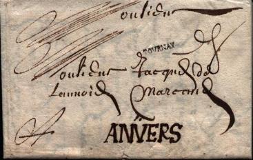 Les marques postales du XVIIème 1600/1700
